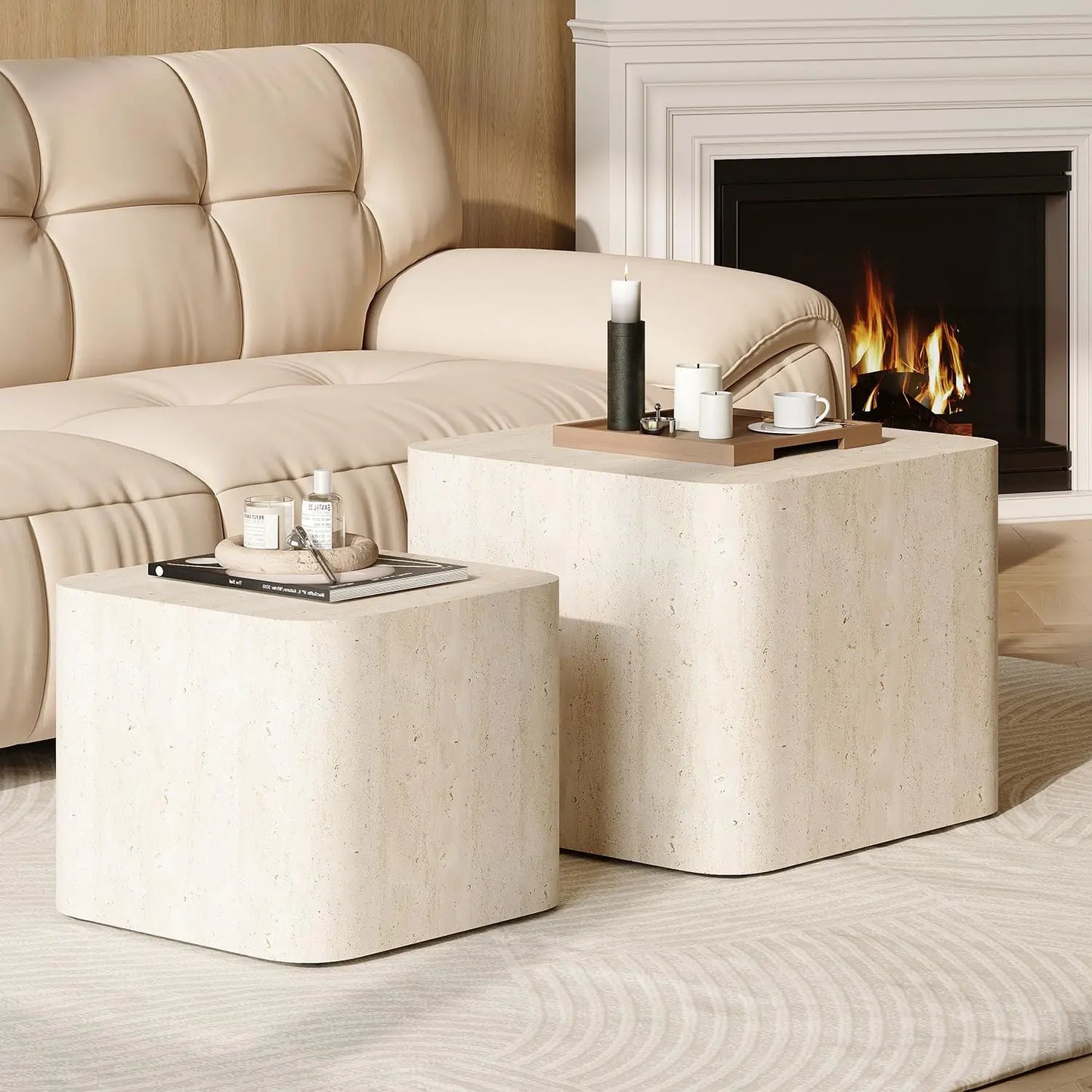 Nesting Coffee Table Set Of 2