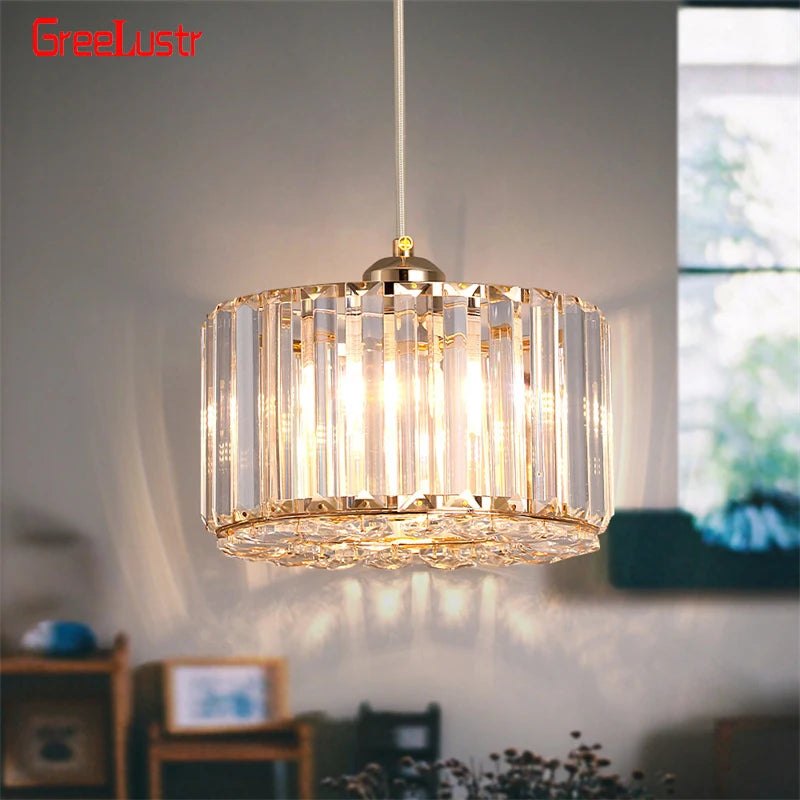 GreeLustr Modern Pendant Light Crystal Chandelier For Home Decor