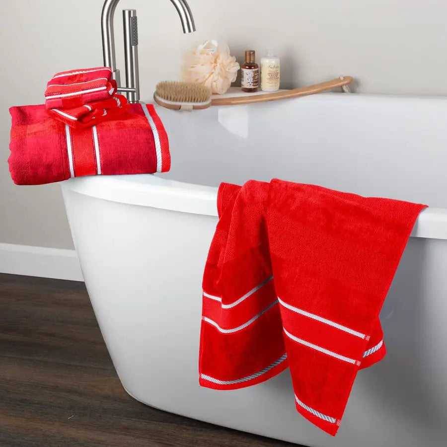 Cotton Bath Towels Set 525 GSM 100 Percent Cotton Towels