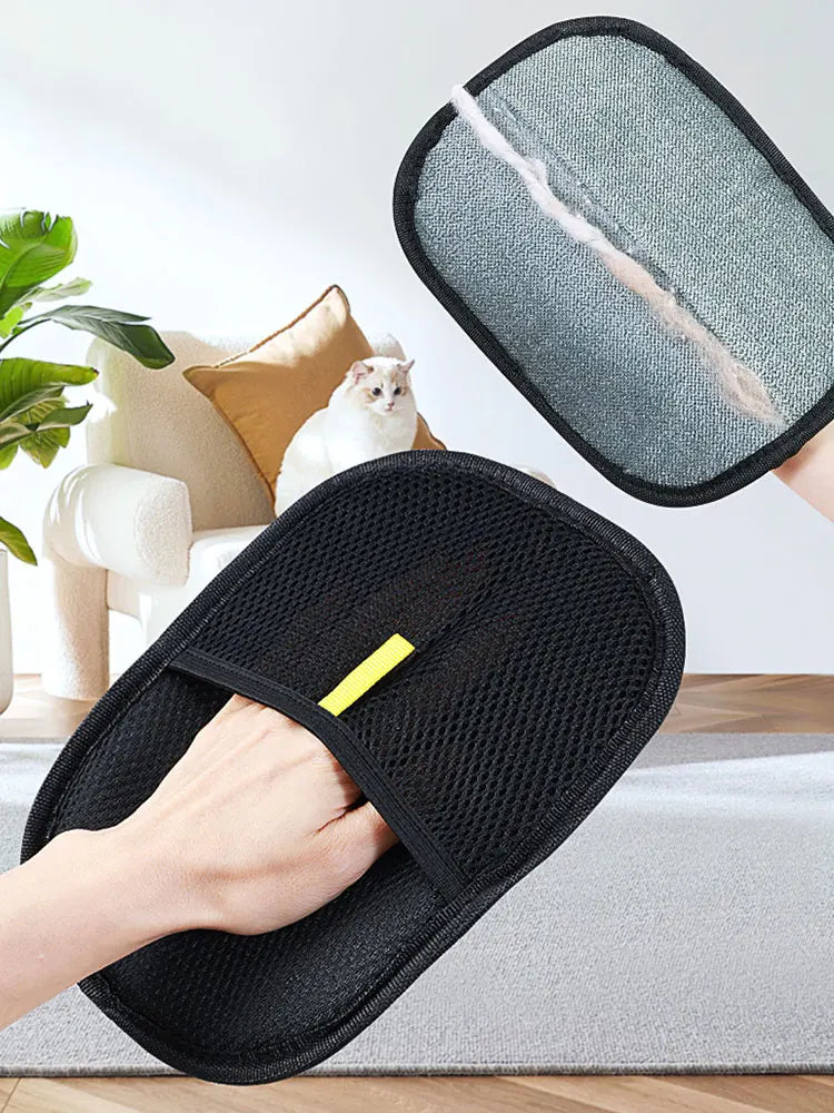 APWIKOGER Pet Grooming Gloves Hair Remover For Cat Dog Rabbit