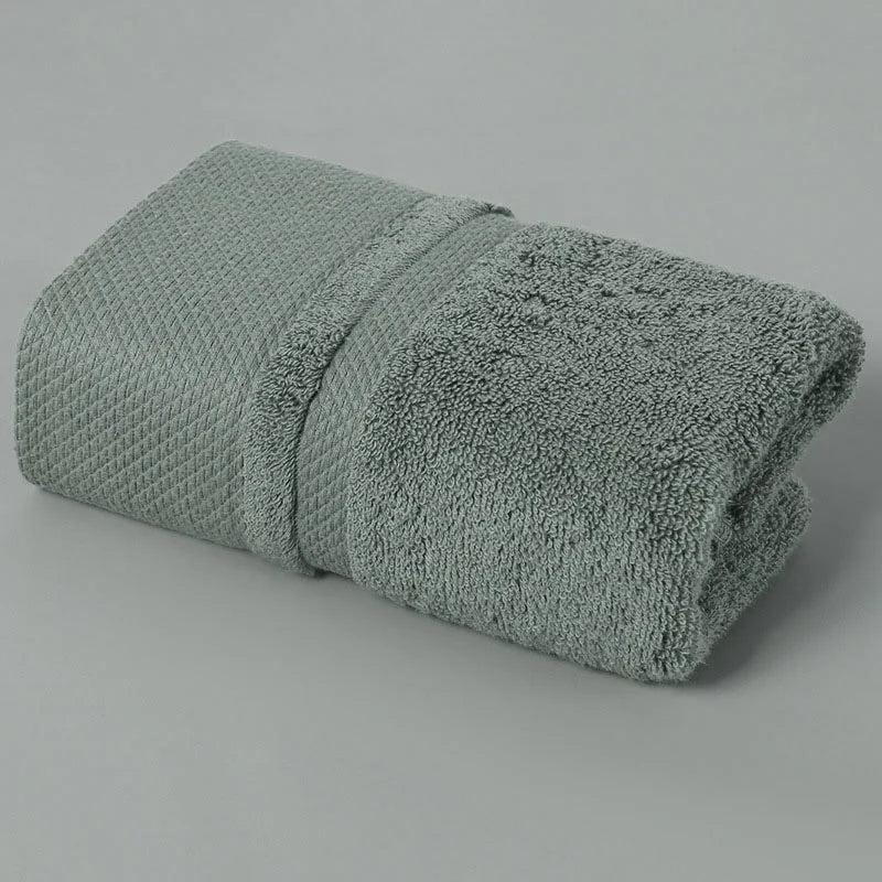 Solid Color 100 Percent Cotton Hand Towel Super Absorbent For Home And Hotel