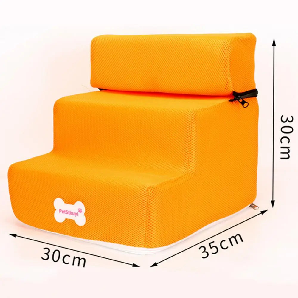 3 Step Detachable Dog Stairs Non Slip Ramp For Pets