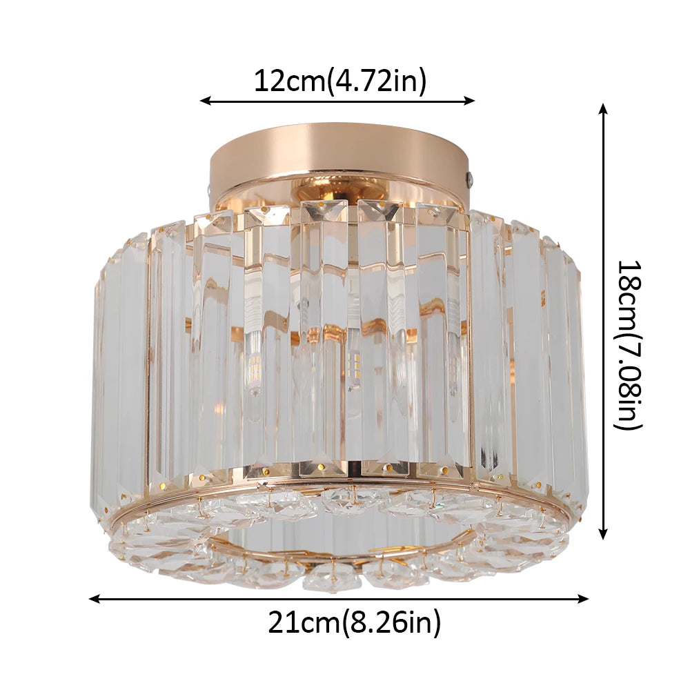GreeLustr Modern Pendant Light Crystal Chandelier For Home Decor