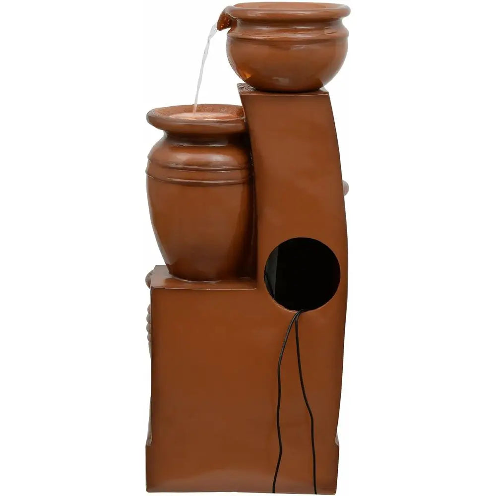 Teamson US Inc 4 Tier Cascading Water Fountain Outdoor