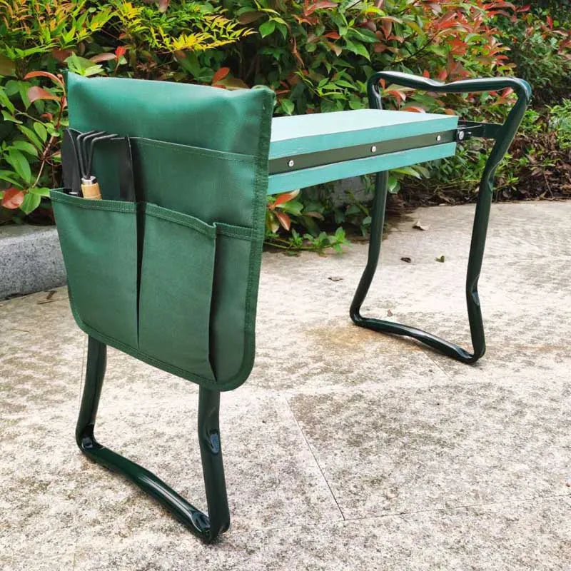 Foldable Garden Kneeler Seat With Soft EVA Pad