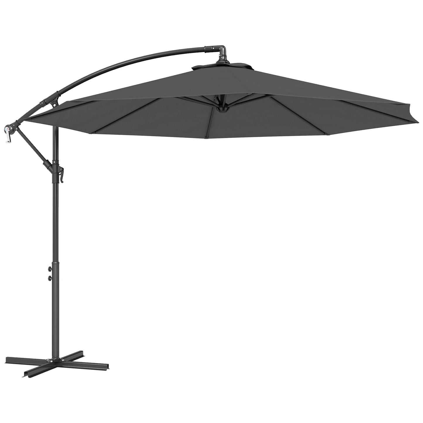 Cantilever Patio Umbrella With Tilt Offset UV And Water Resistance