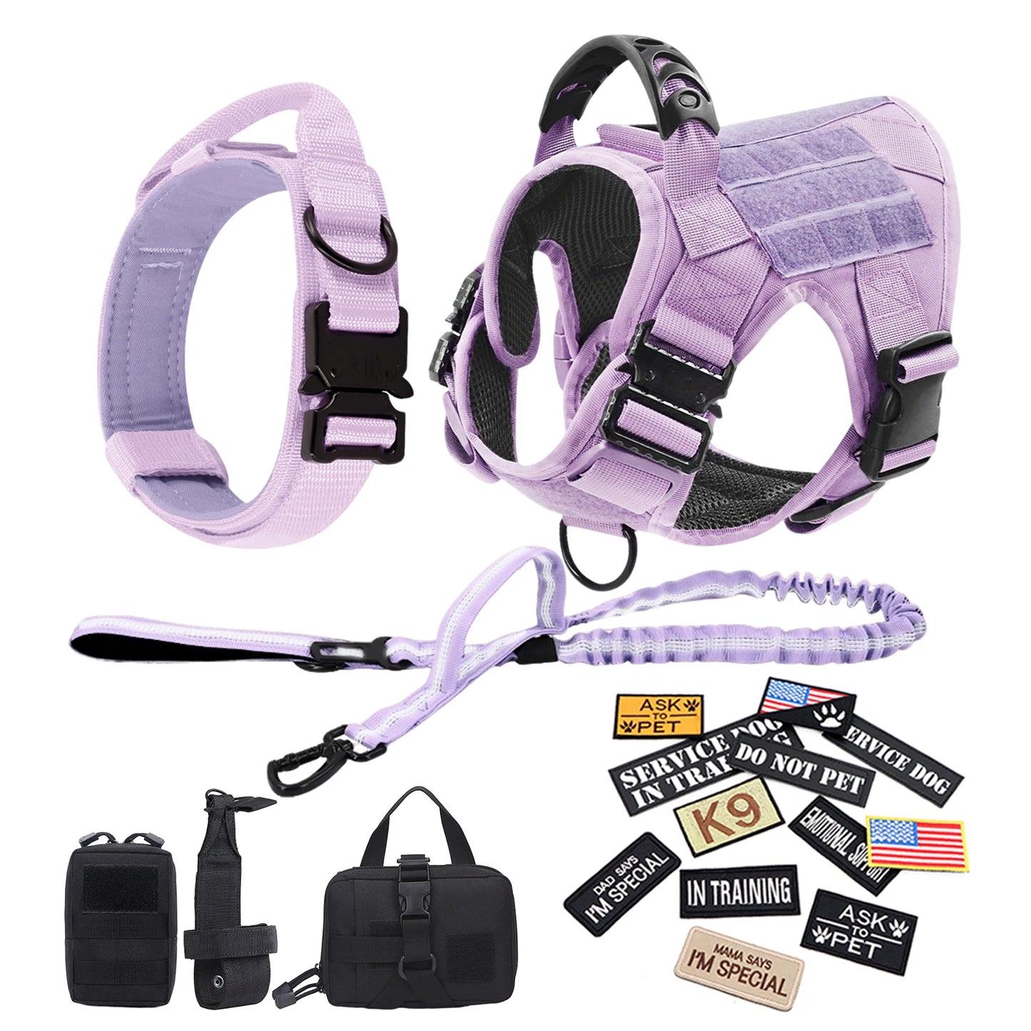 Petravel Military Camouflage Dog Harness Adjustable Vest