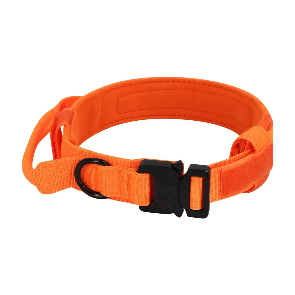 Adjustable Dog Training Collar Tactical Leash Set With Control Handle