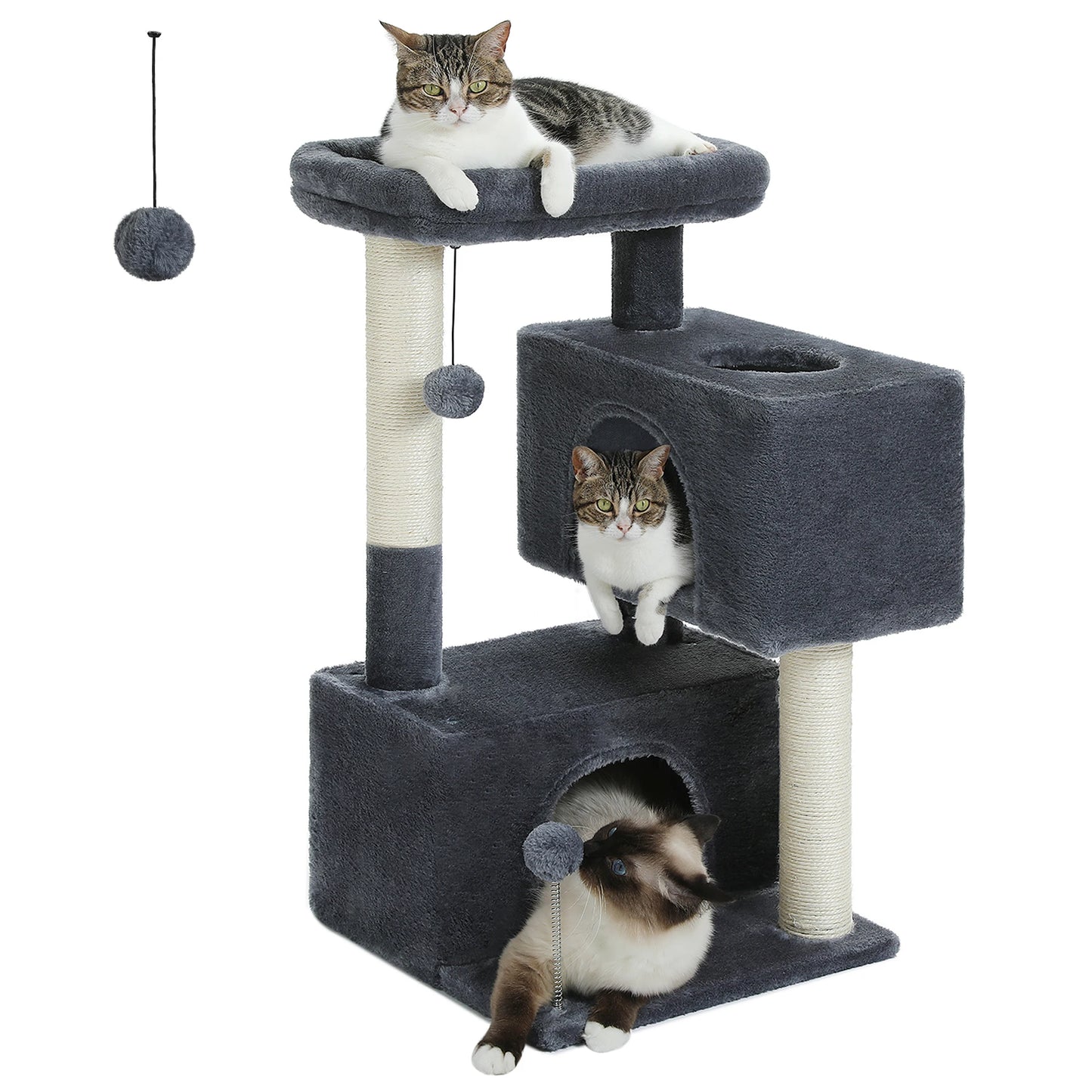 PAWZ Road Multi Level Cat Tree Tower With Scratching Posts