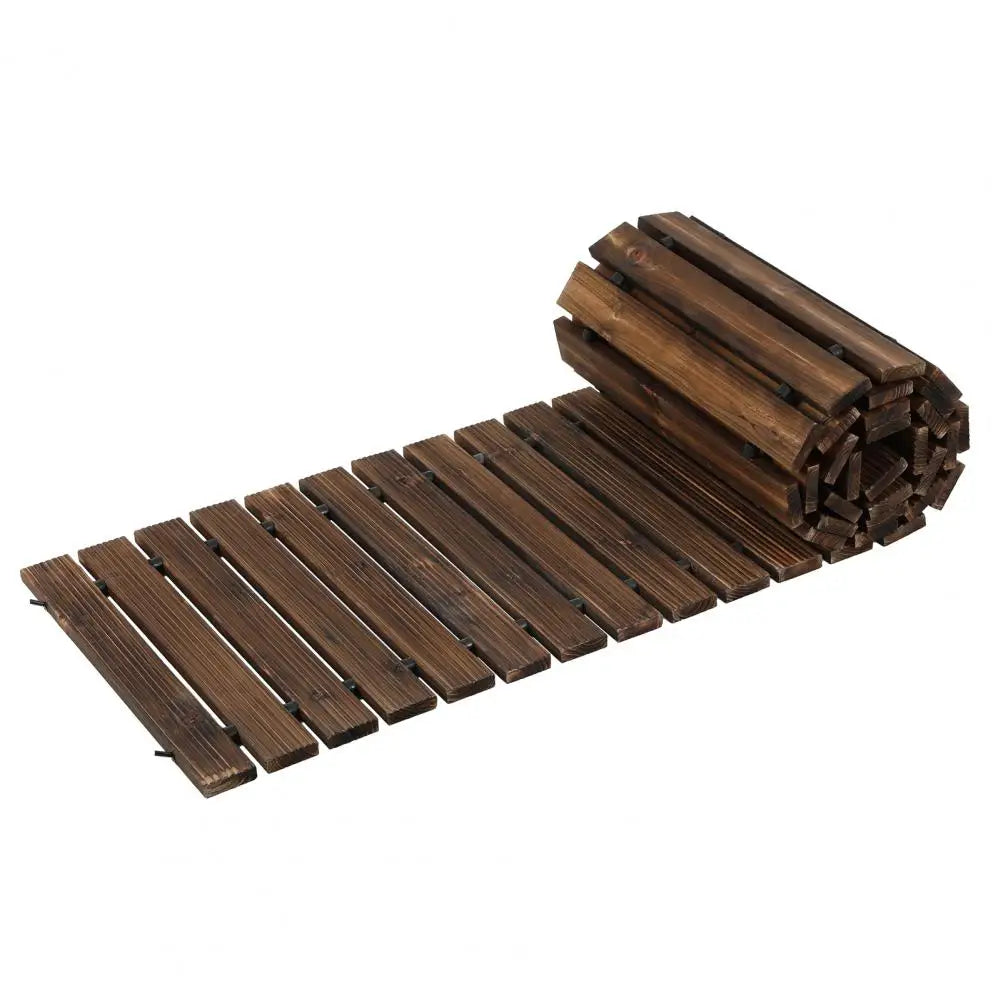 Wooden Garden Pathway Roll Out Walkway Bridge Outdoor Use