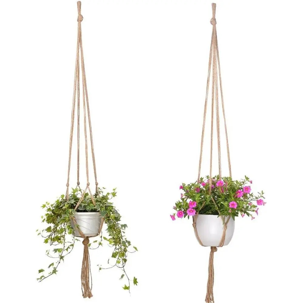 Jute Plant Hangers 10 Pack For Indoor And Outdoor Plants