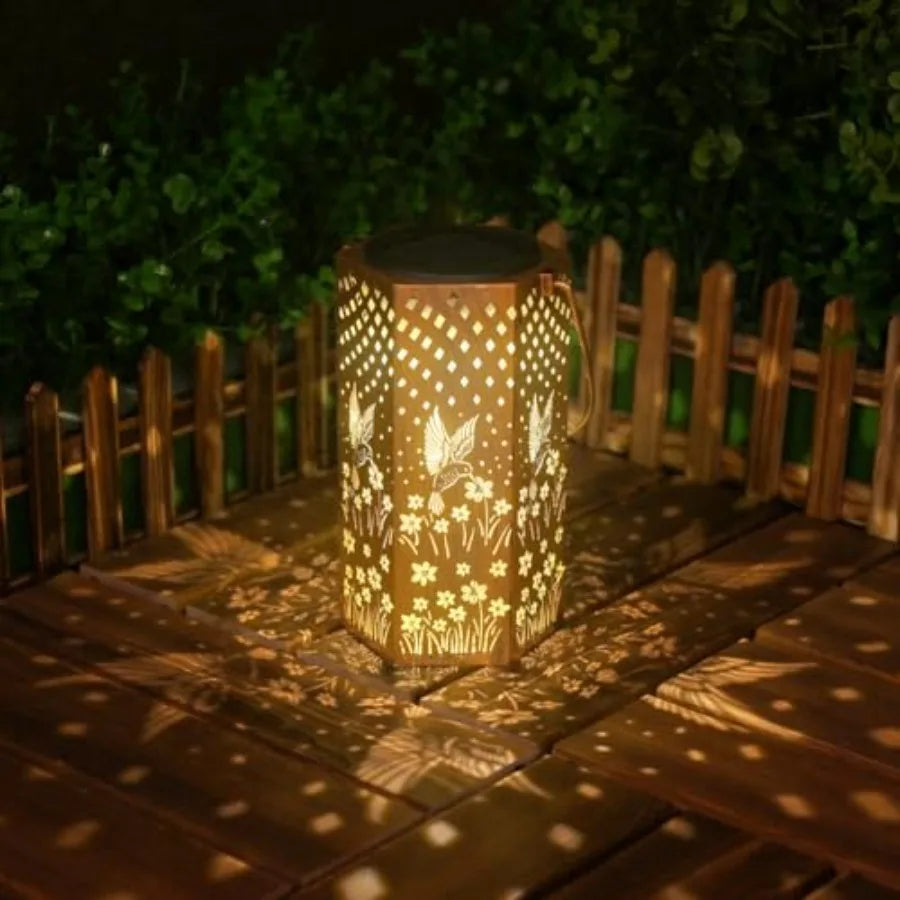 Solar Hummingbird Garden Lights Waterproof Outdoor Decorative Accent