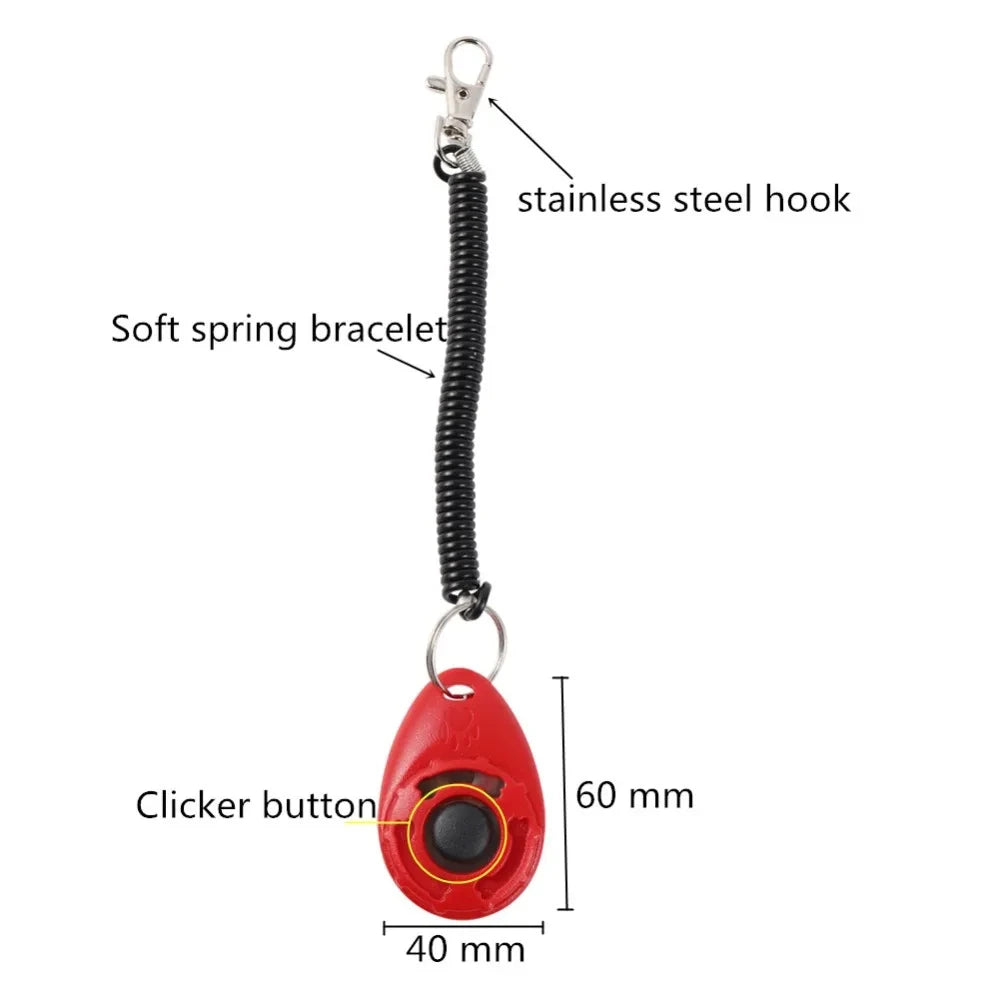 PaiPaitek Dog Training Clicker Adjustable Wrist Strap