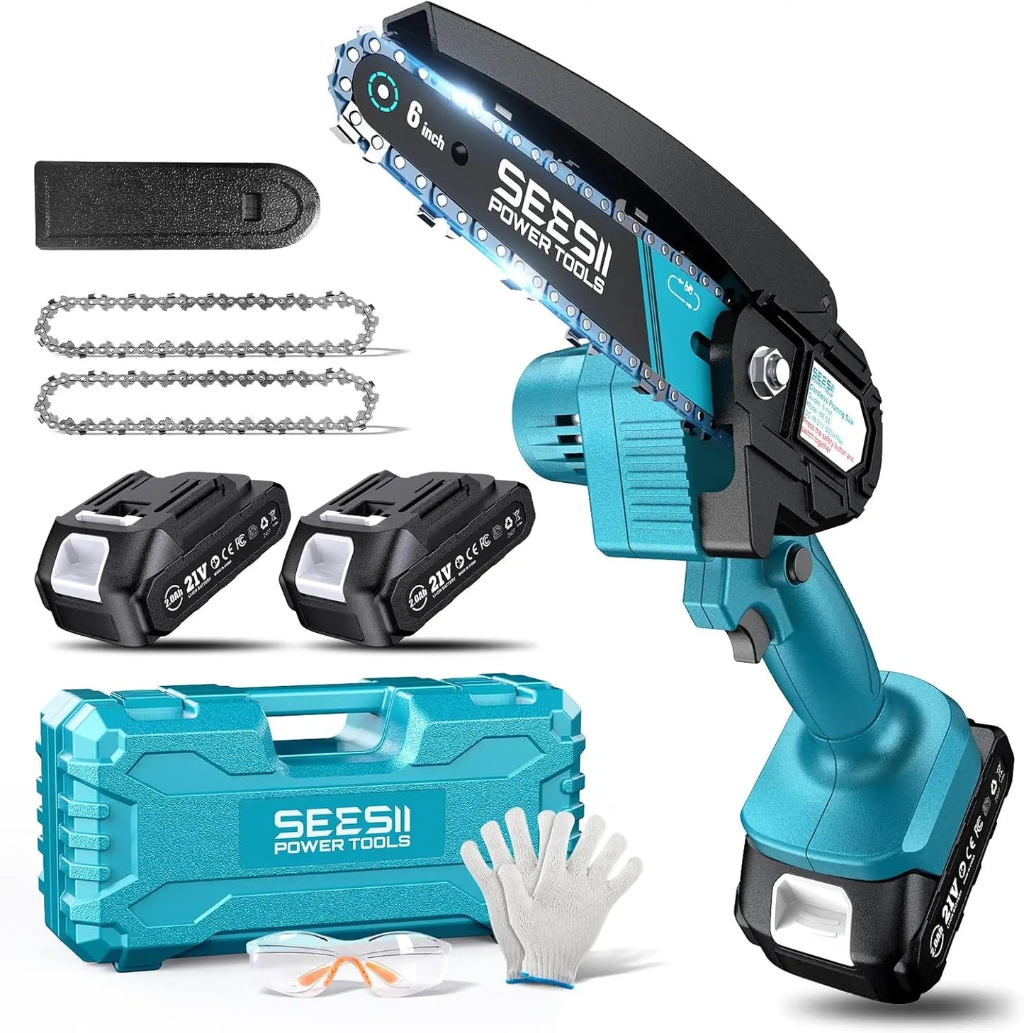 Seesii Cordless Mini Chainsaw for Makita 18V Battery