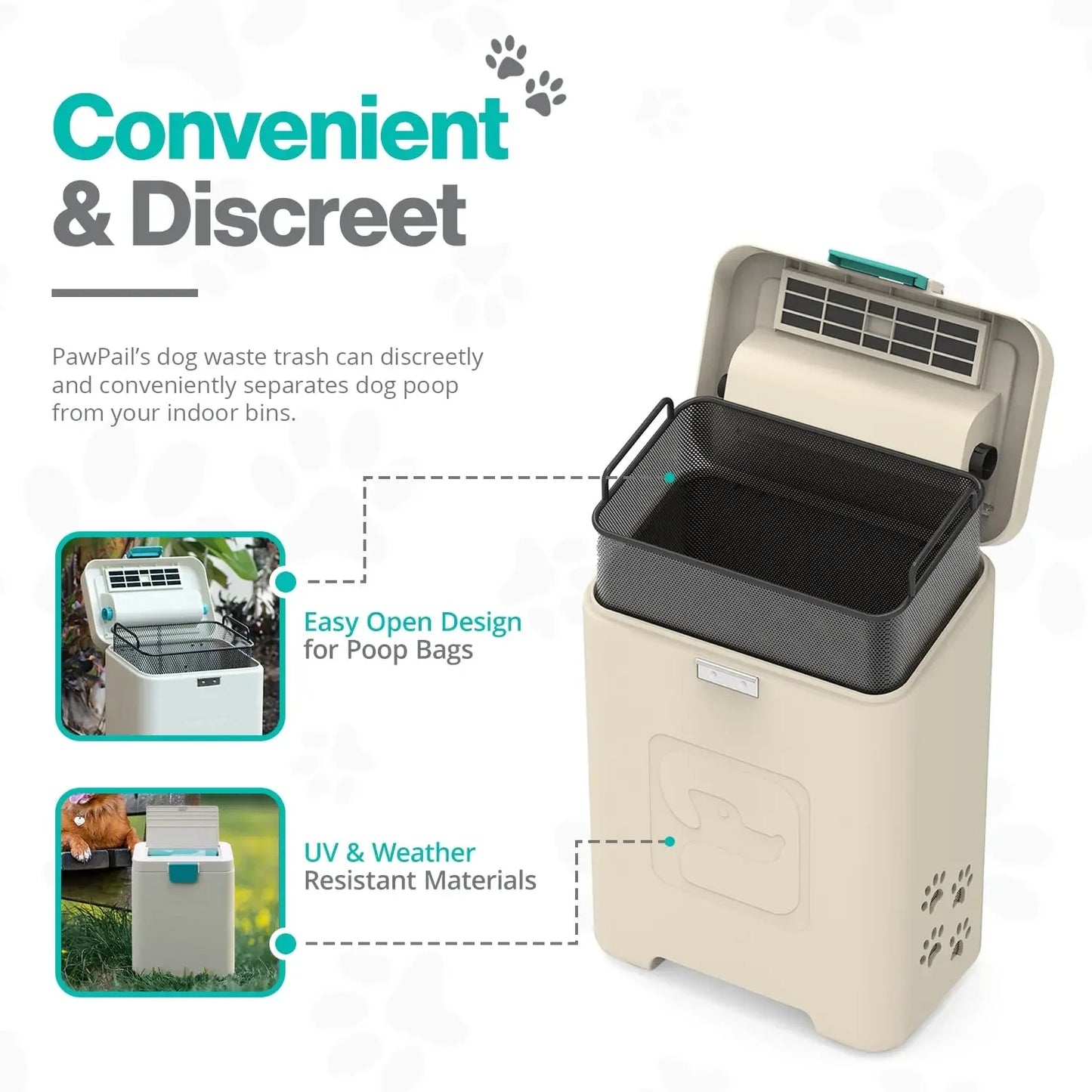 Pet Waste Station DualVent Odor Control And Activated Carbon Filter