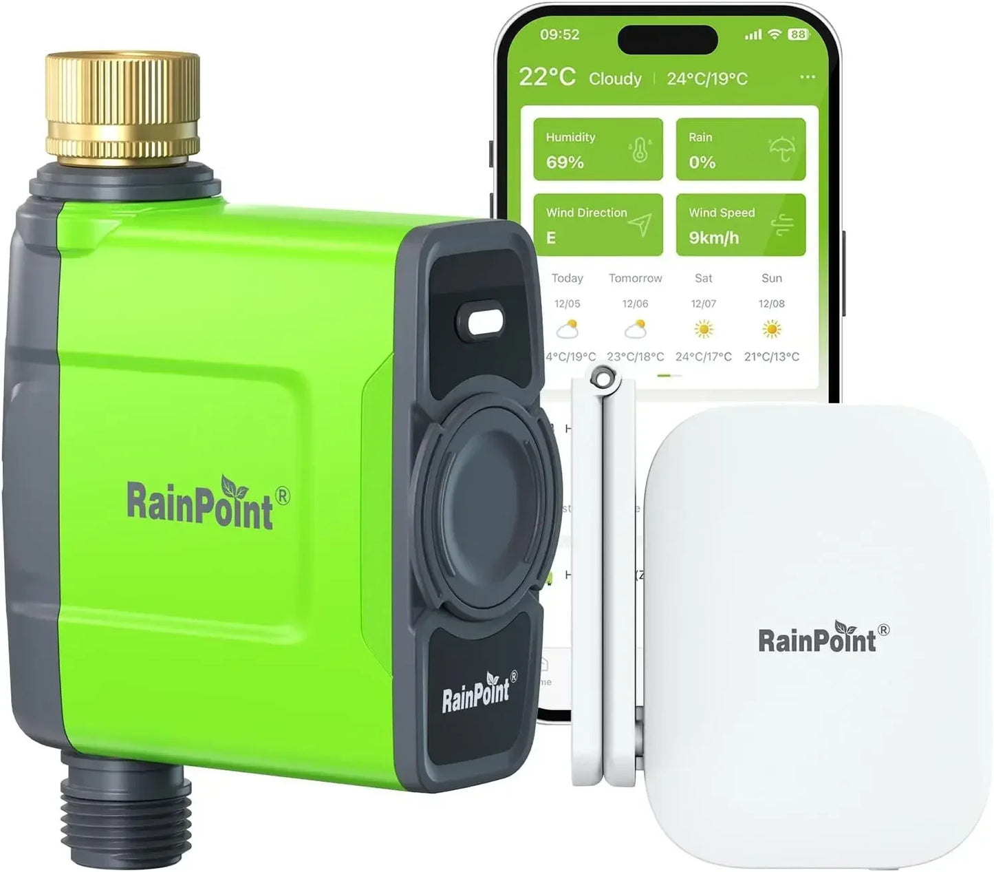 WiFi Water Timer for Garden Hose Sprinkler Controller Rain Delay