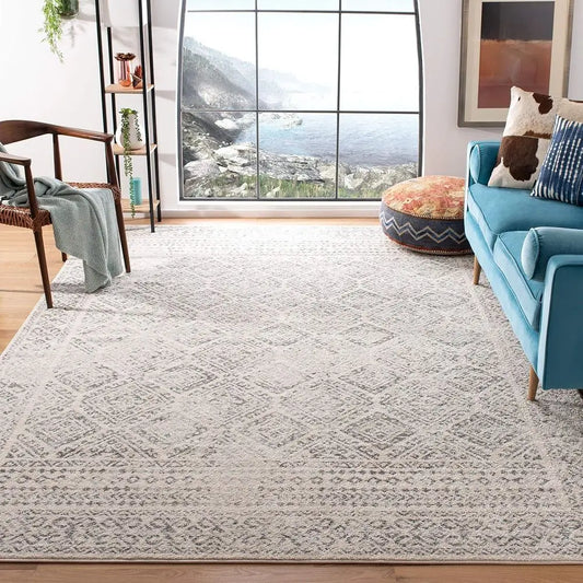 Kilim Moroccan Boho Distressed Area Rug Non-Shedding Easy Clean