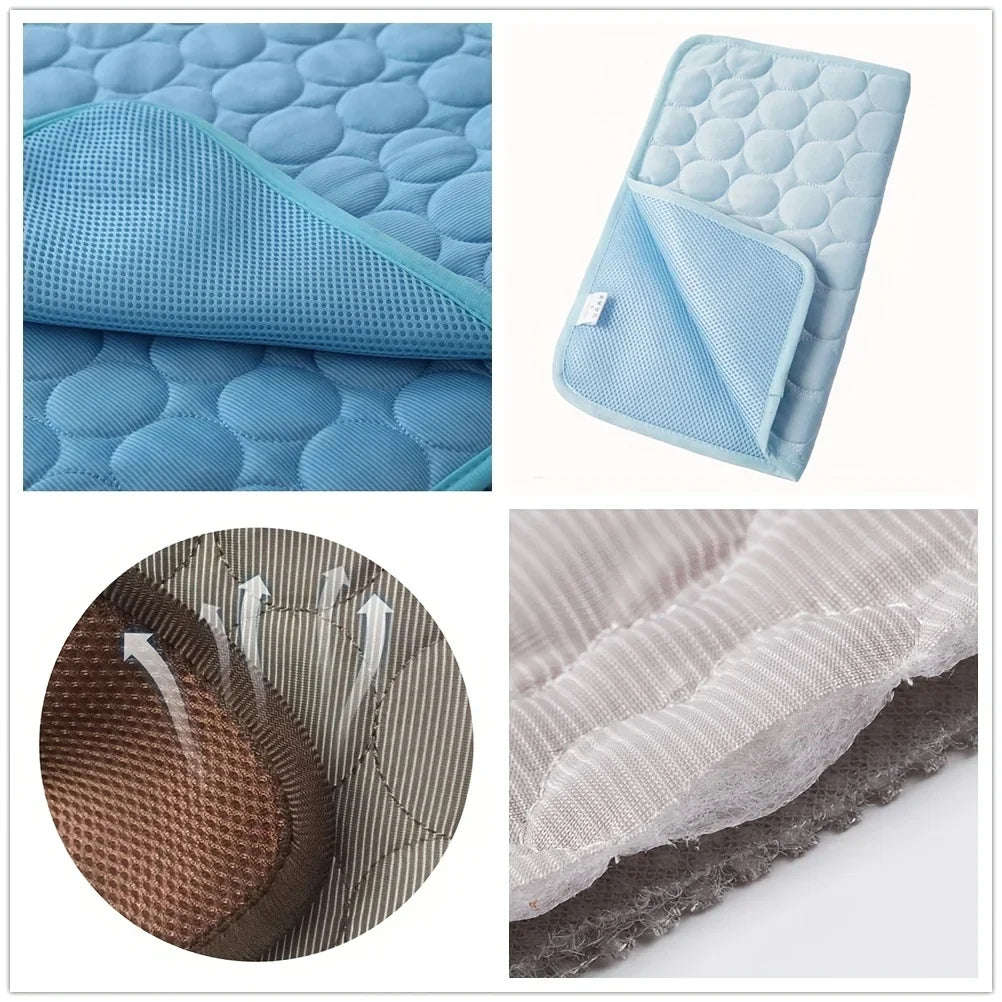 Dog Cooling Mat For Pets Self Cooling Pad Durable Bed