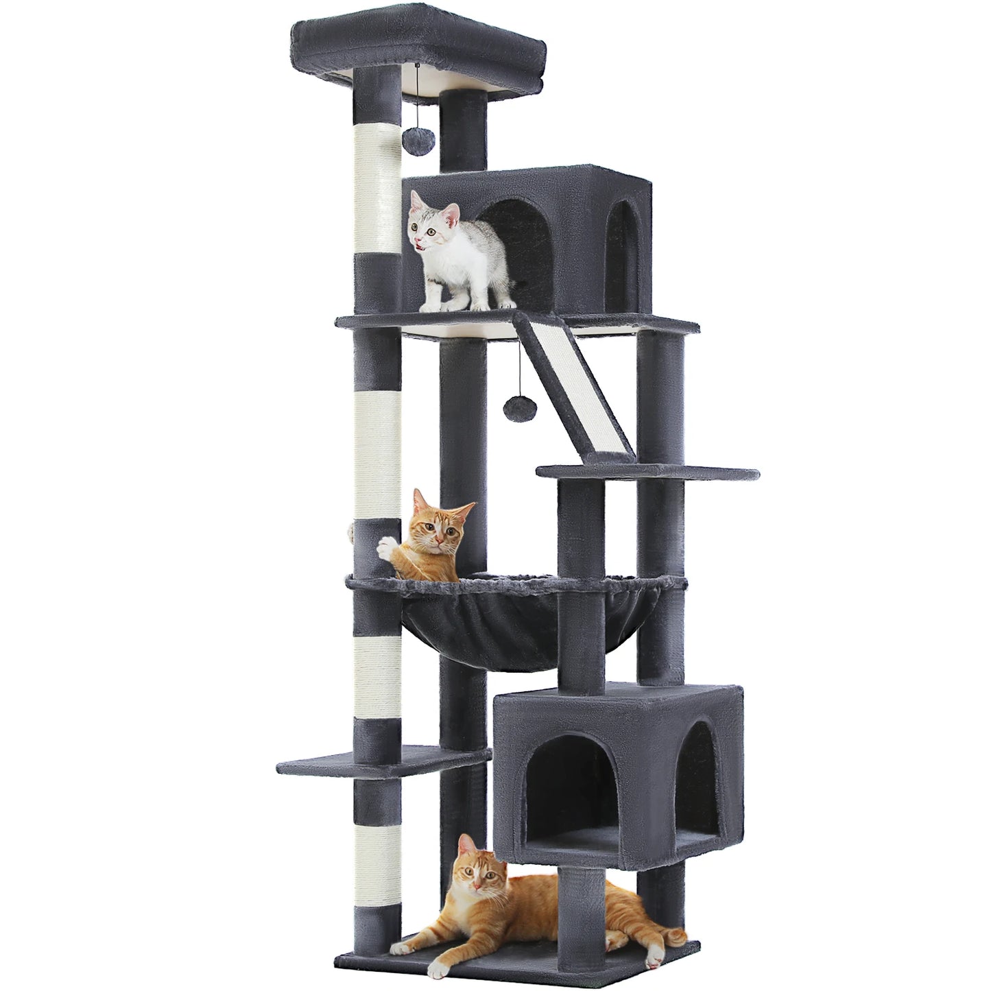 PAWZ Road Cat Tree Tower With Multi Level Condo Pad