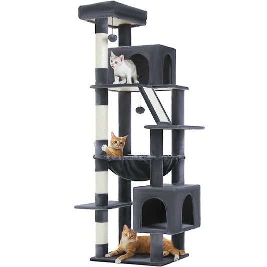 PAWZ Road Cat Tree Tower With Multi Level Condo Pad
