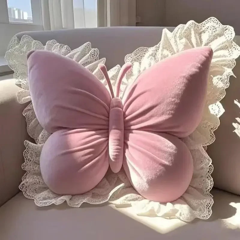 Princess Butterfly Decorative Pillow Cushion For Home Office And Car