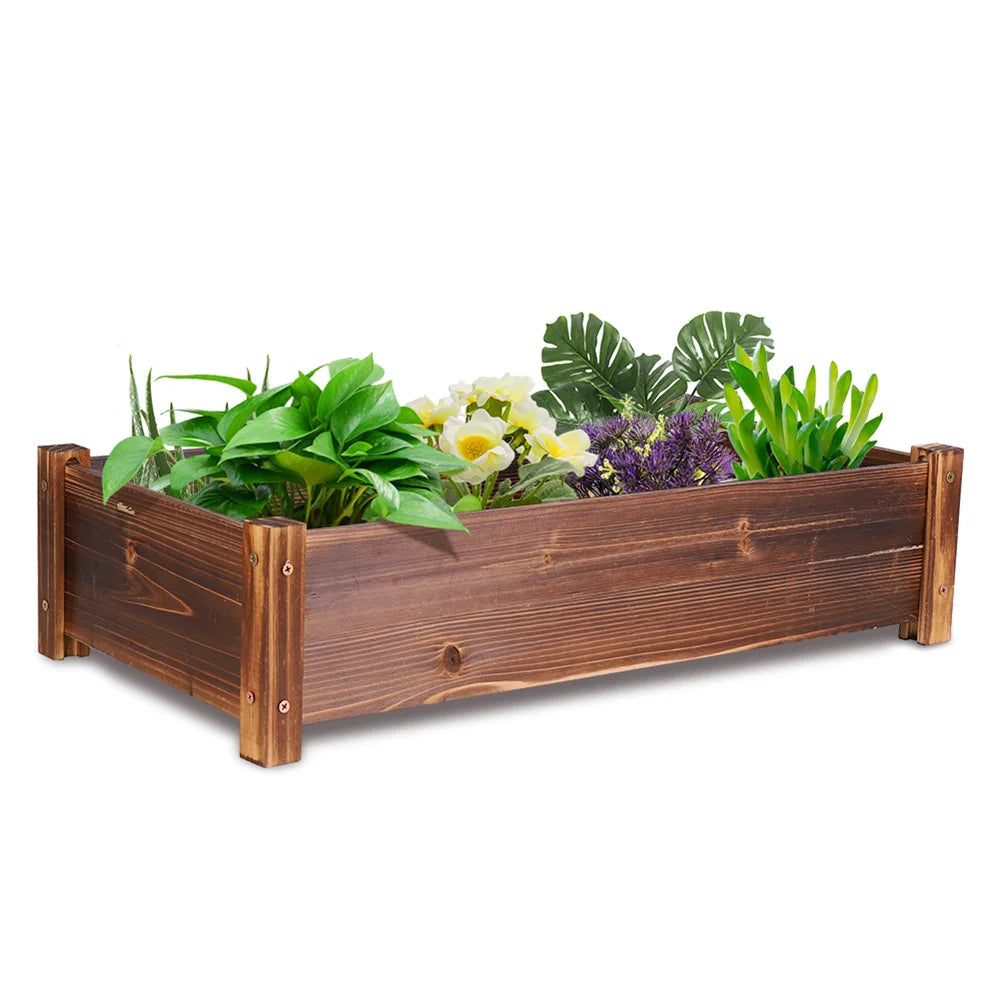 Garden Planter Box Pine Wood Raised Bed