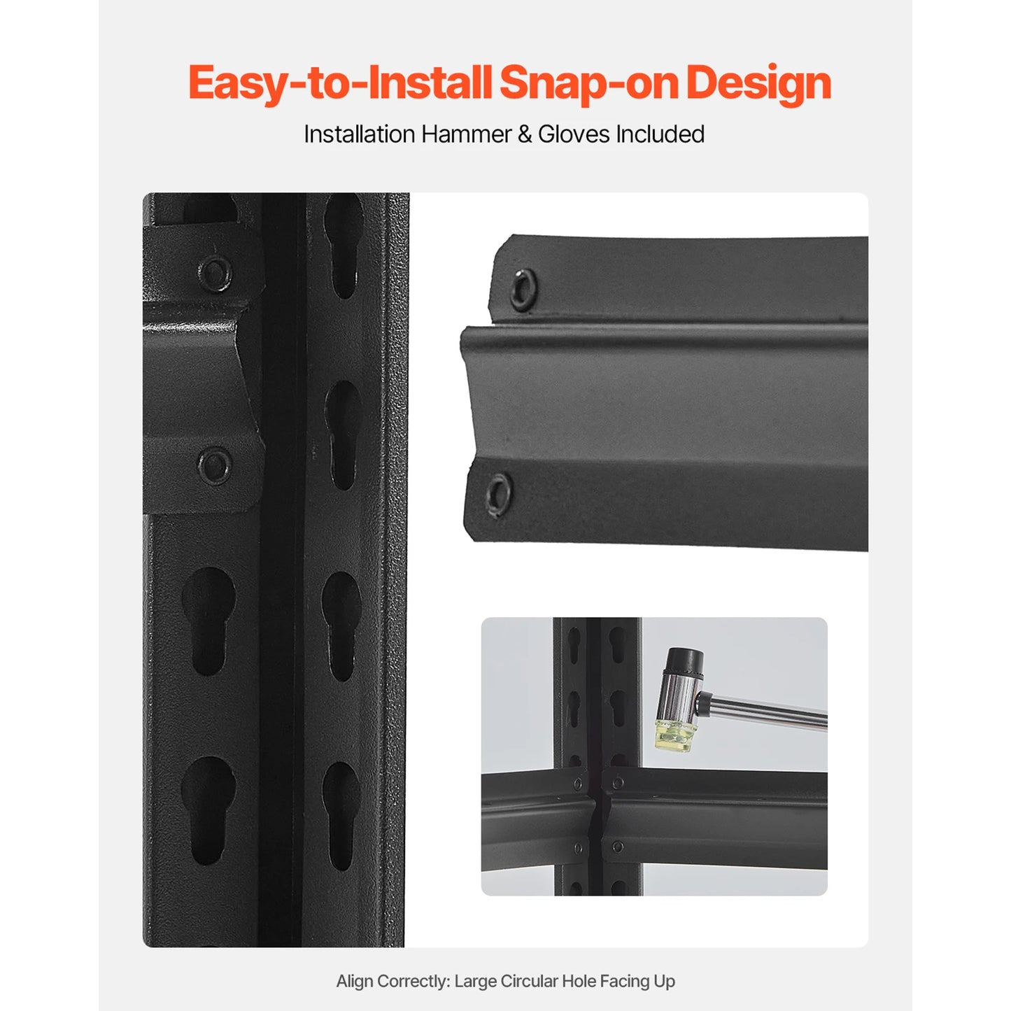 SucceBuy 5-Tier Garage Storage Shelves With Adjustable Metal Racks