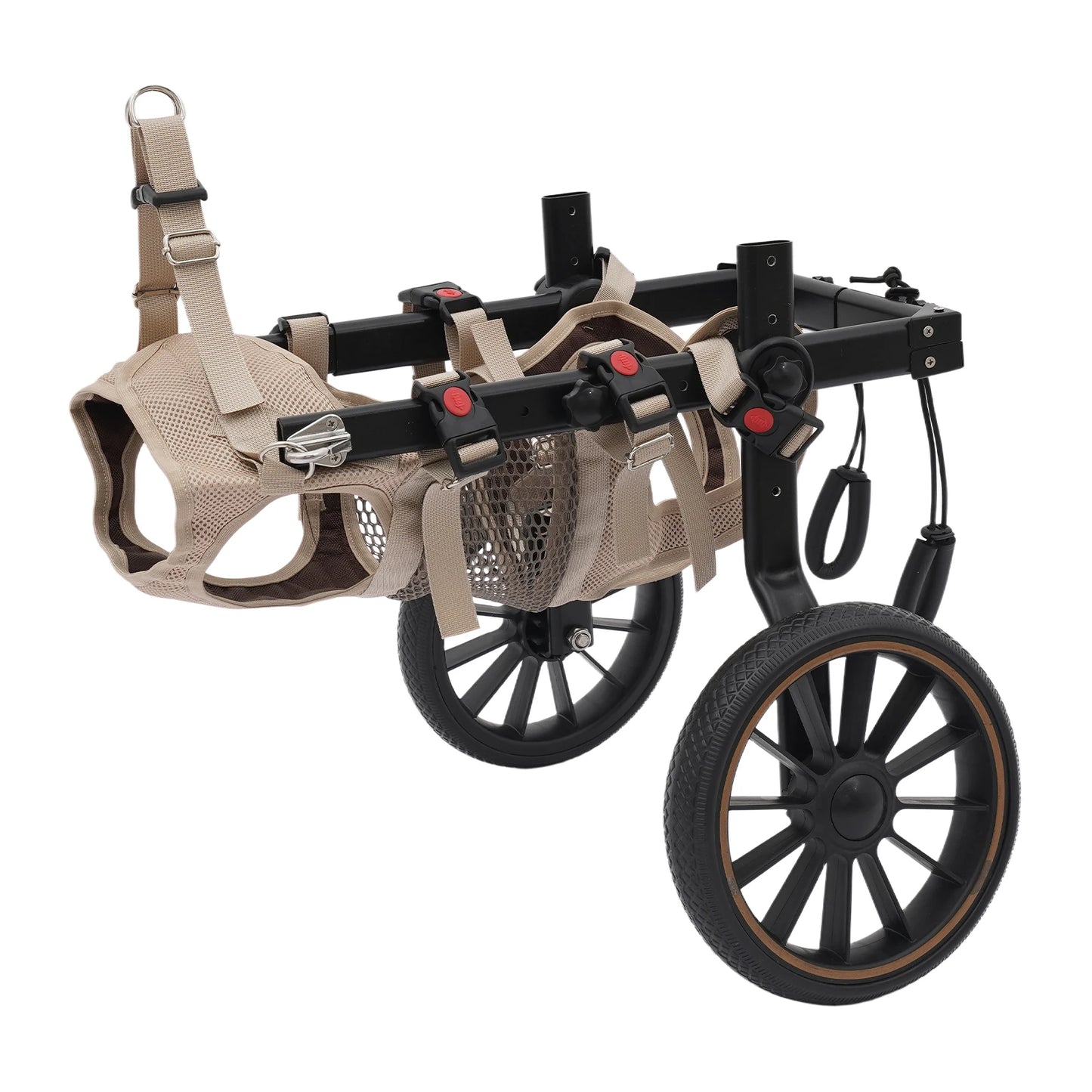 Bymaocar Adjustable Aluminum Dog Wheelchair For Hind Leg Support