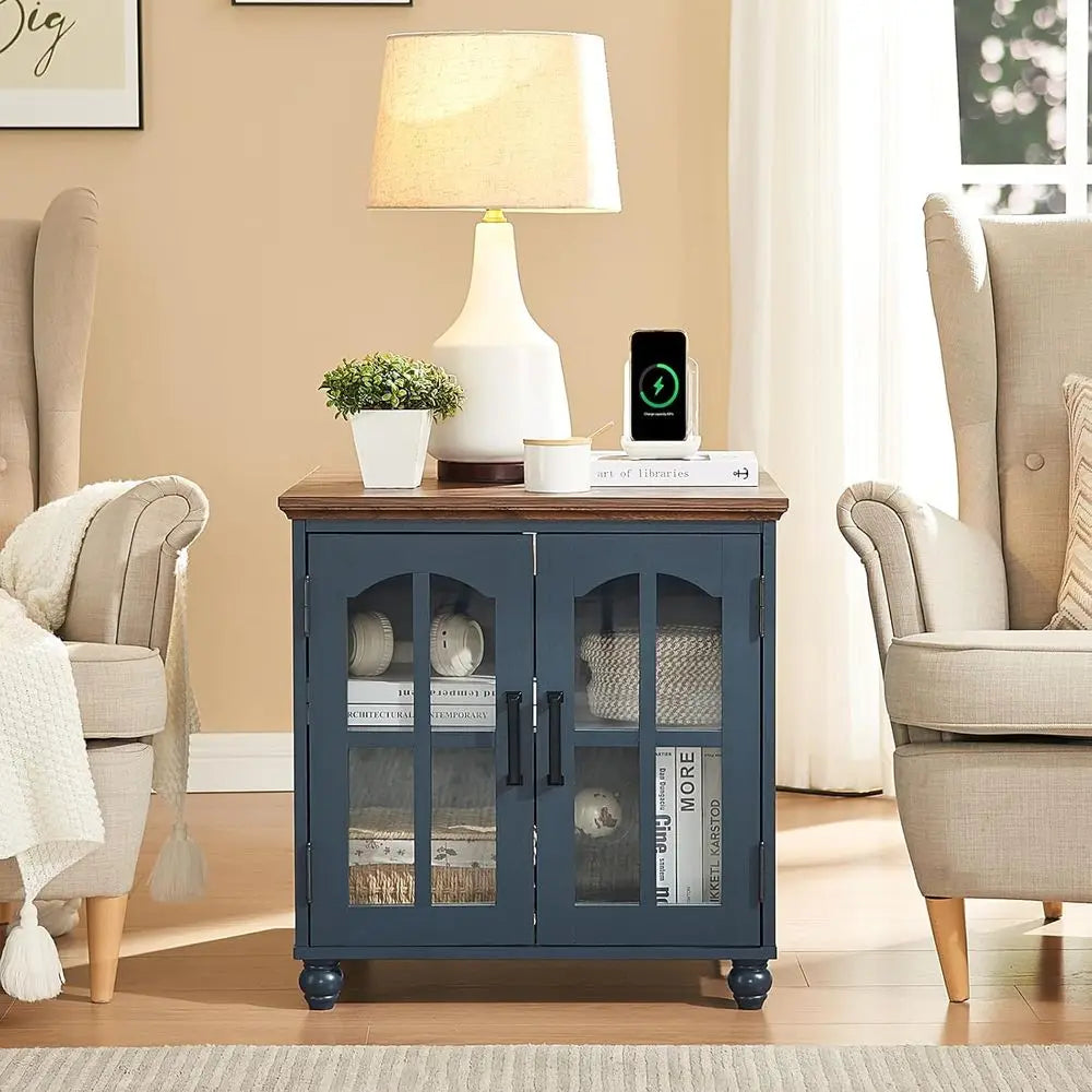 Coffee And End Tables 3 Piece Set With Charging Station