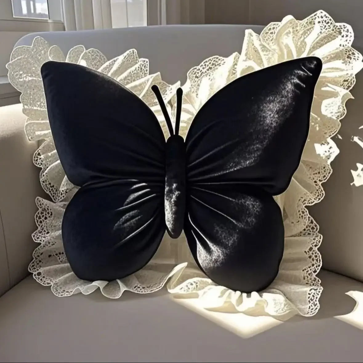 Princess Butterfly Decorative Pillow Cushion For Home Office And Car
