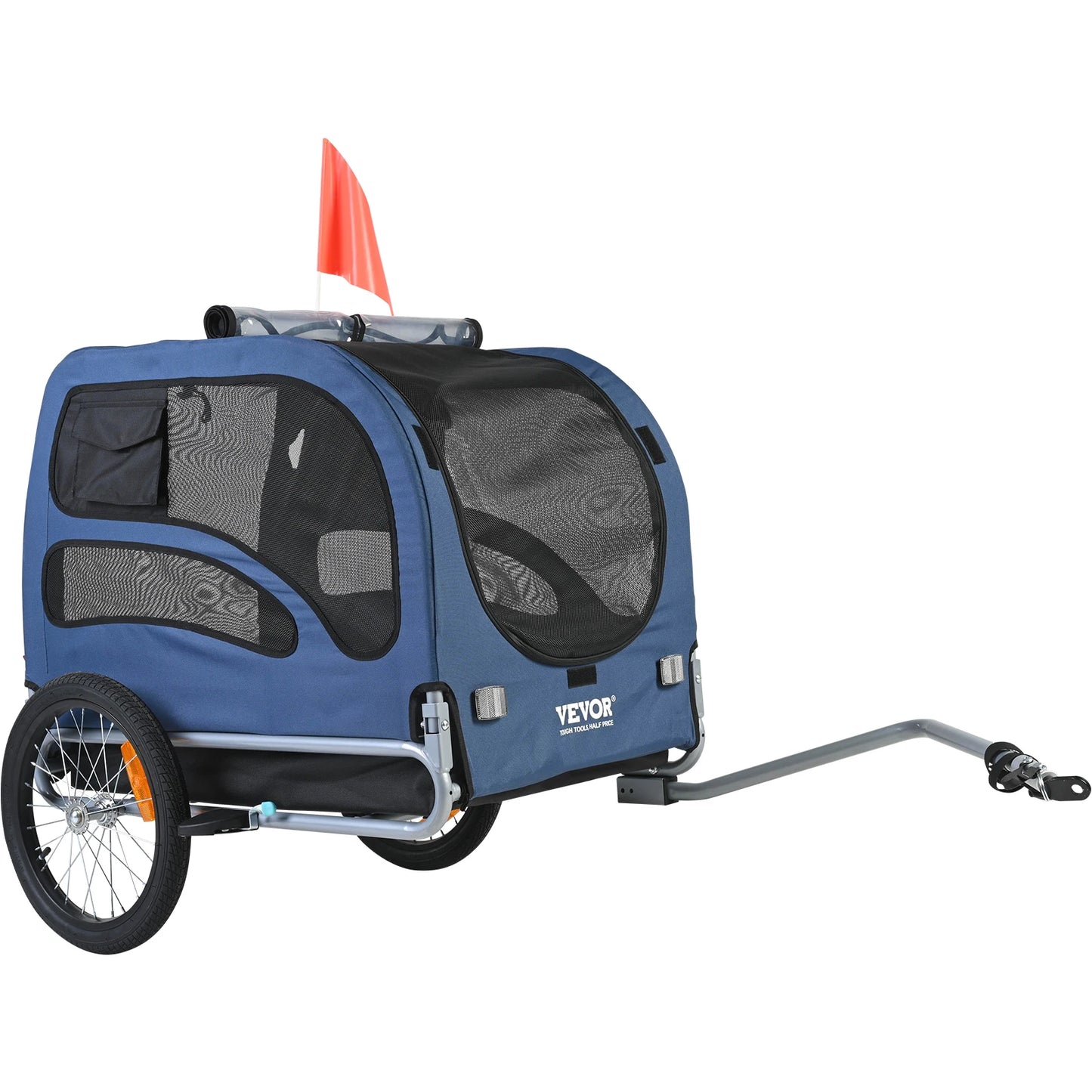 Pet Cart Bicycle Trailer For Dogs Collapsible Easy To Store