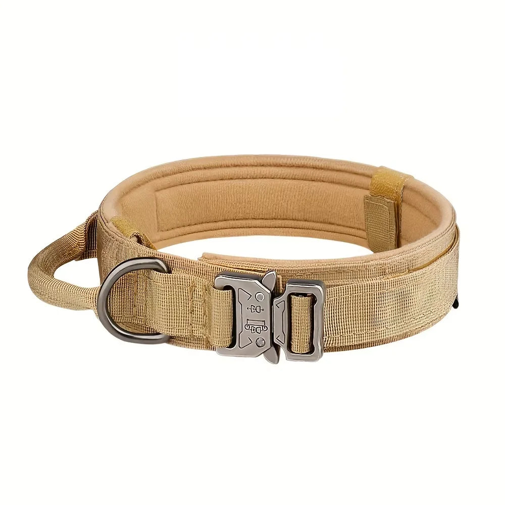 Adjustable Dog Training Collar Tactical Leash Set With Control Handle