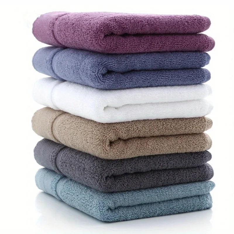 Solid Color 100 Percent Cotton Hand Towel Super Absorbent For Home And Hotel