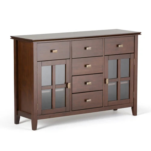 Artisan Solid Wood Sideboard Buffet For Dining Room Storage