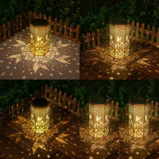 Solar Hummingbird Garden Lights Waterproof Outdoor Decorative Accent