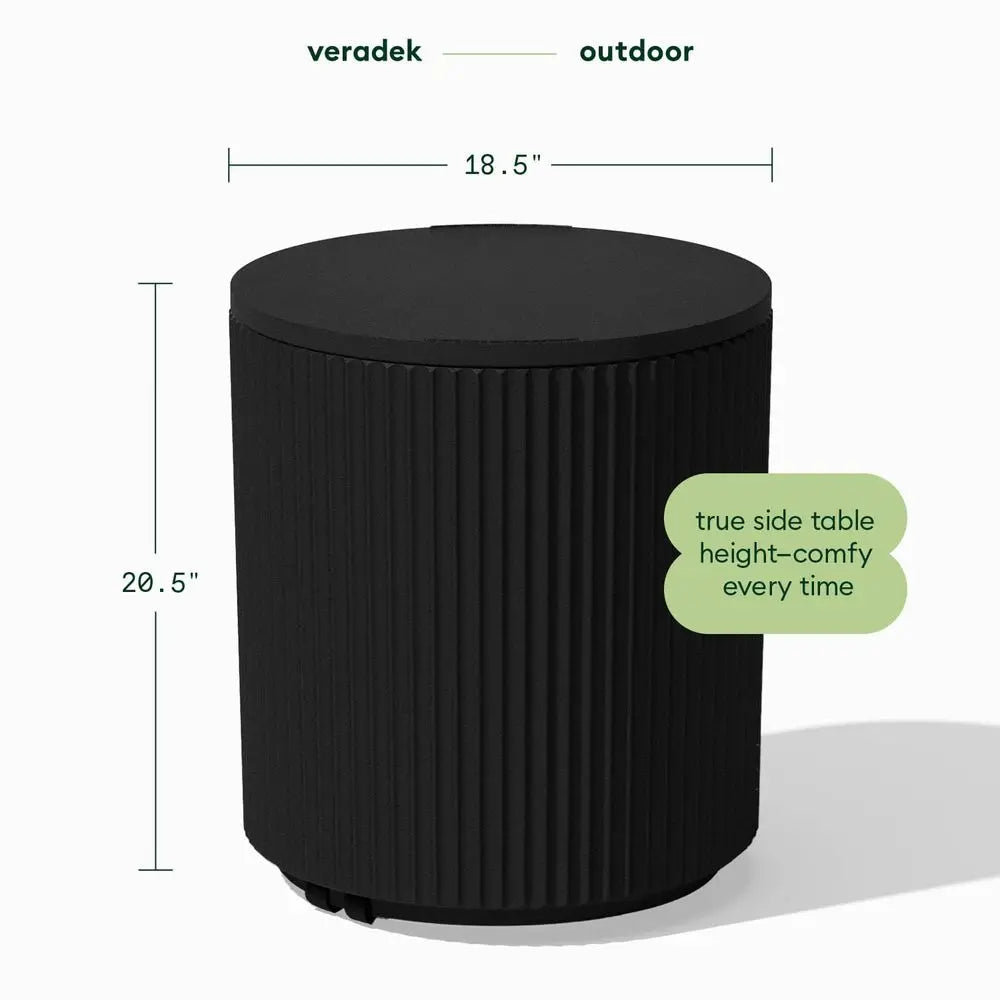Outdoor Cooler Side Table 2 in 1 for Patio Parties