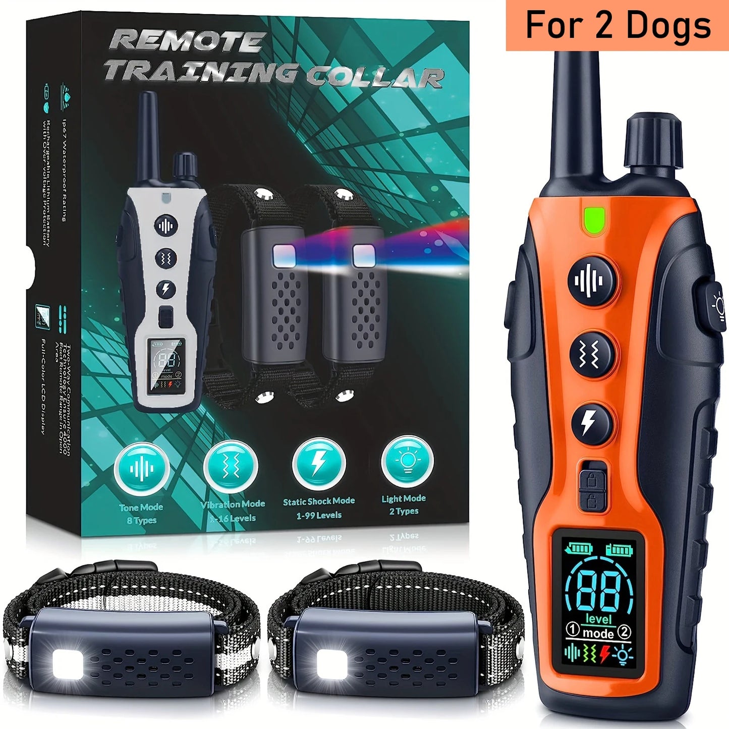 WXRPETH Dog Training Collar Remote With 3300ft Range USB Rechargeable
