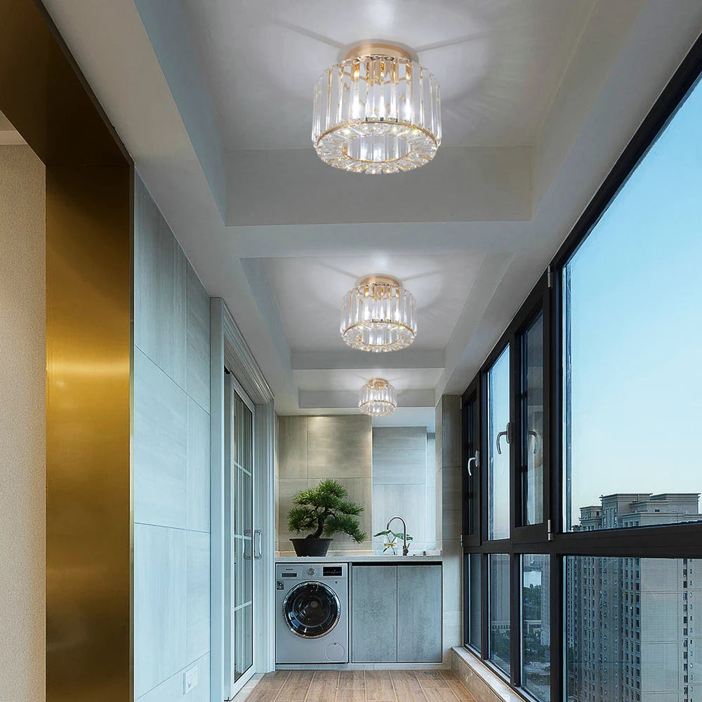 GreeLustr Modern Pendant Light Crystal Chandelier For Home Decor