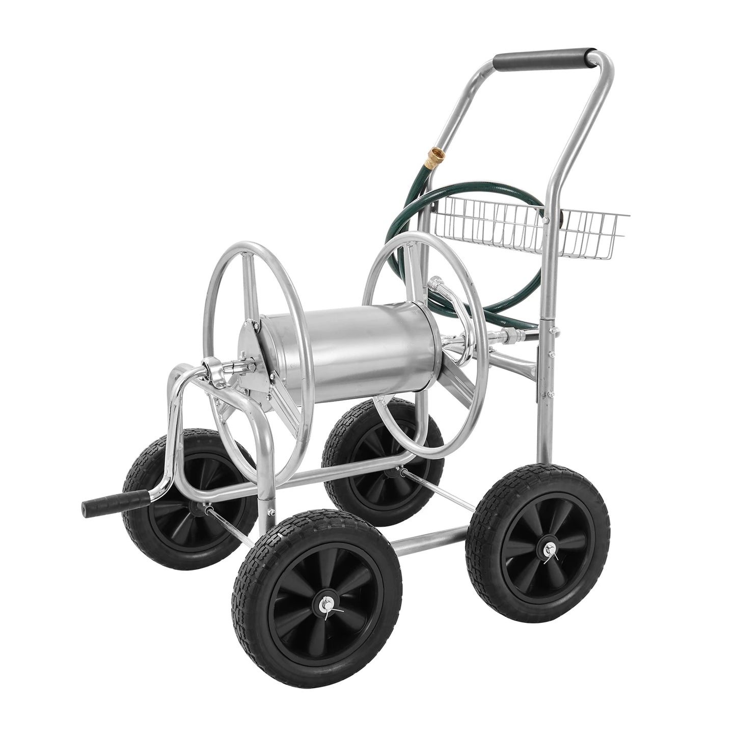 SucceBuy Hose Reel Cart Heavy Duty Garden Watering System