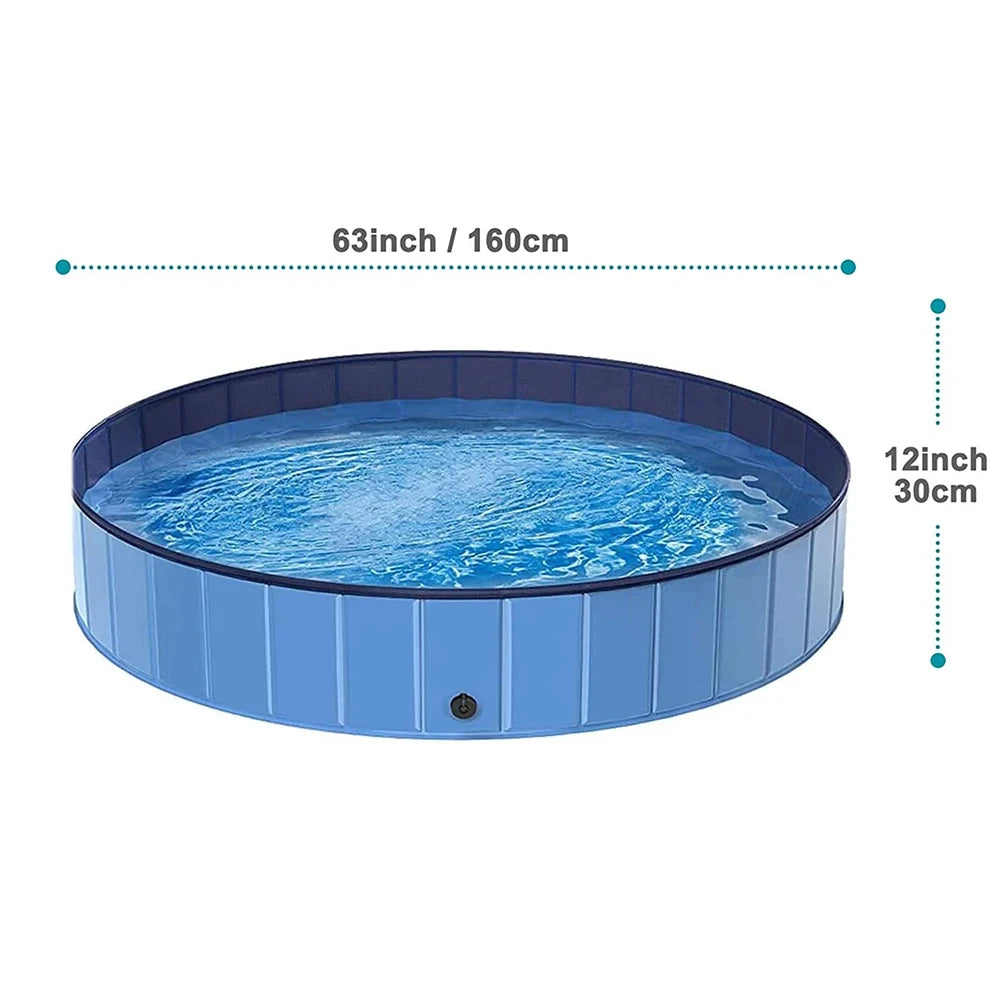 Portable Dog Pool And Bath Tub For Dogs Scratch Resistant