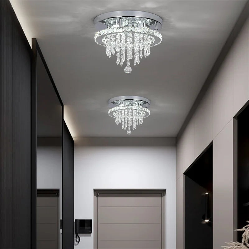 VETRULUS K9 Luxury Crystal Ceiling Lamp Smart LED Pendant Light