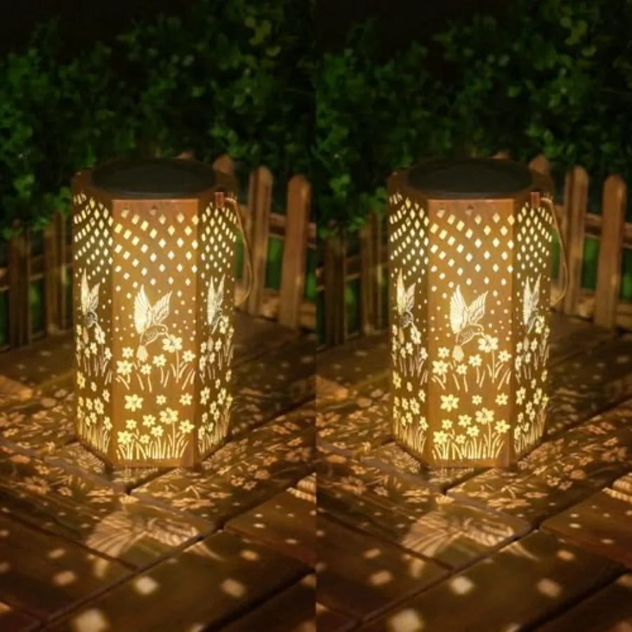 Solar Hummingbird Garden Lights Waterproof Outdoor Decorative Accent