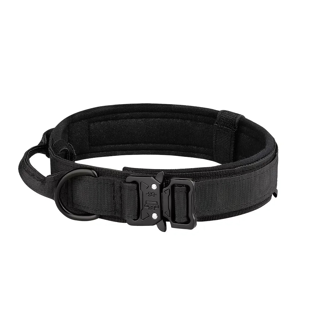 Adjustable Dog Training Collar Tactical Leash Set With Control Handle