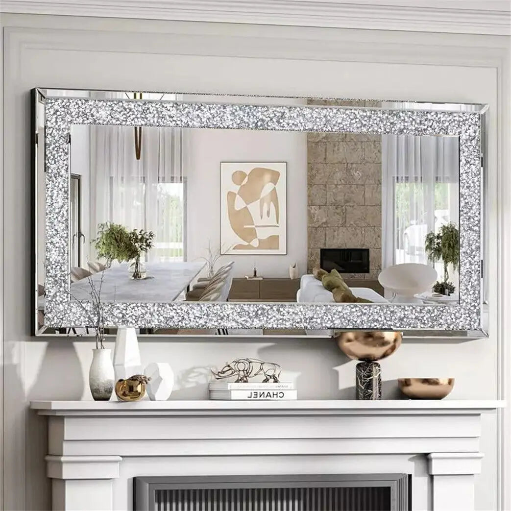 Diamond Wall Mirror For Bathroom, Bedroom, Living Room
