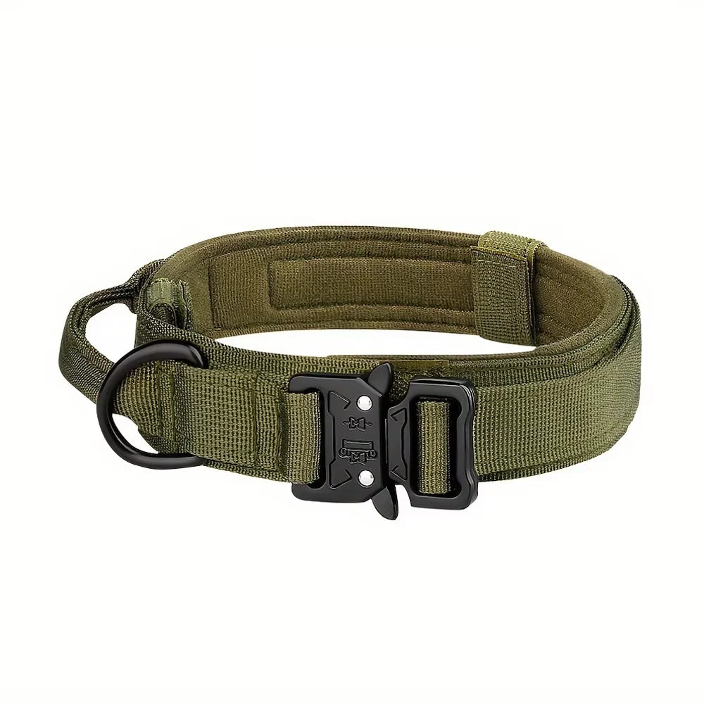 Adjustable Dog Training Collar Tactical Leash Set With Control Handle