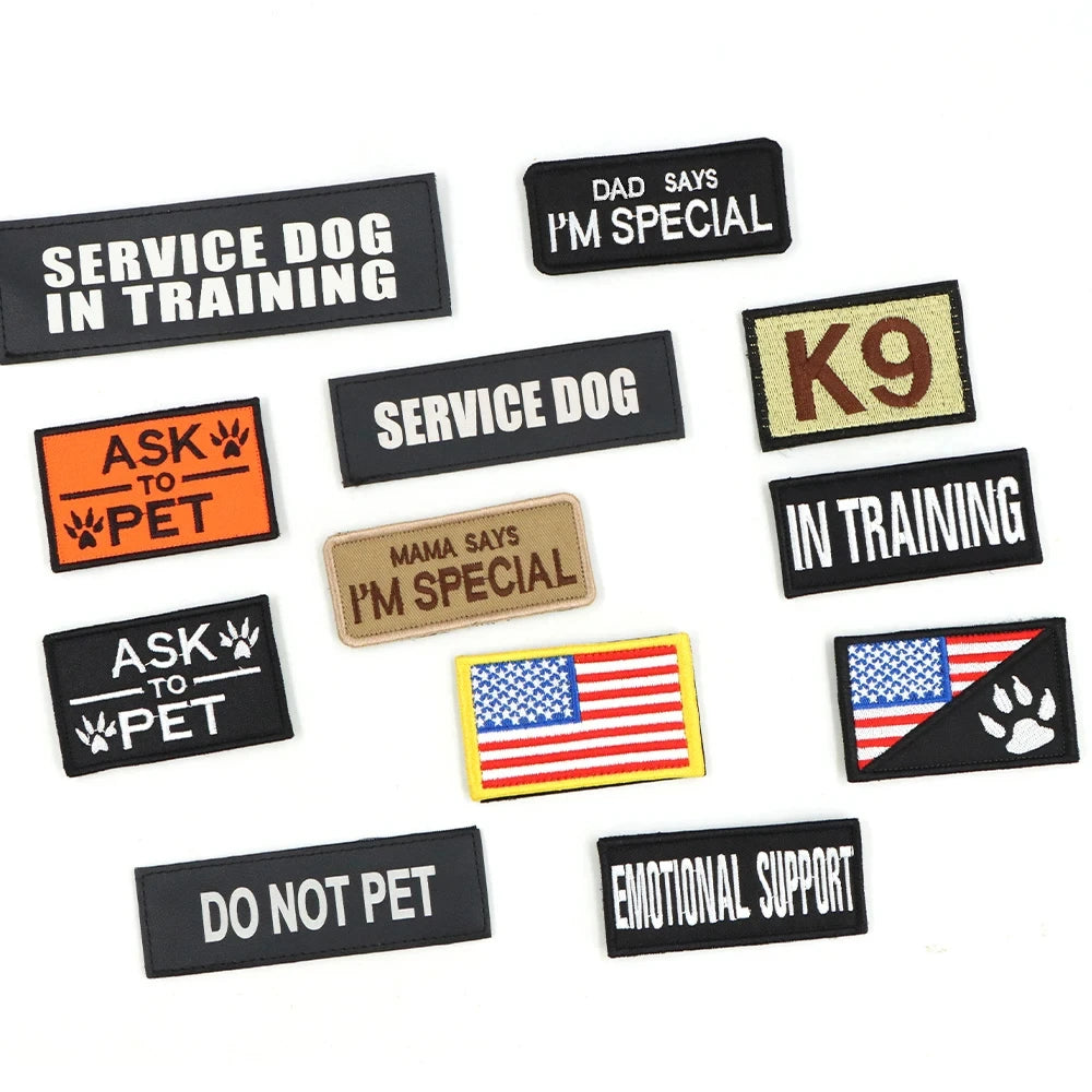 Military Tactical Dog Harness Vest Set For Malinois Training