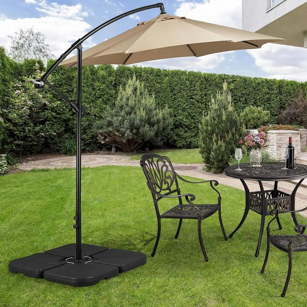 Cantilever Offset Umbrella Base 200lb Capacity Square ULock