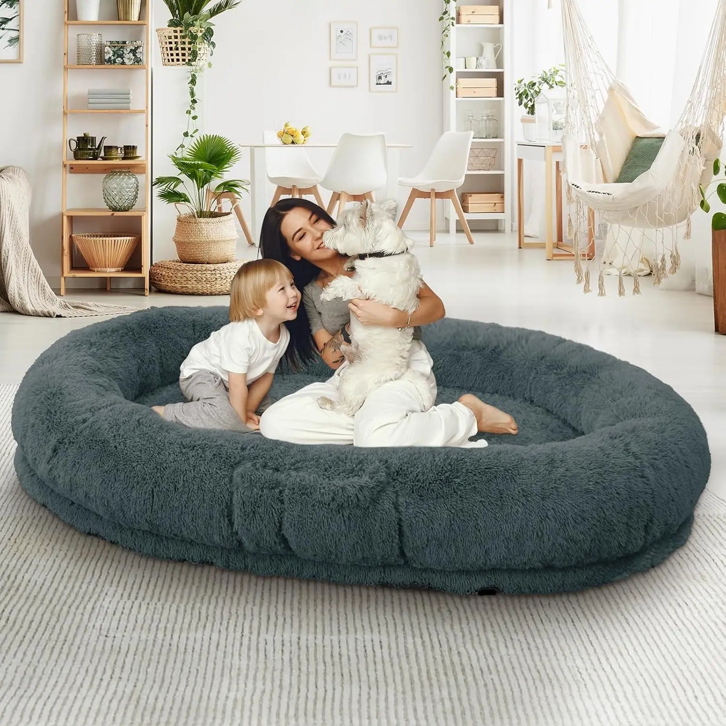 People And Dog Bed Memory Foam For Pets Premium Cozy