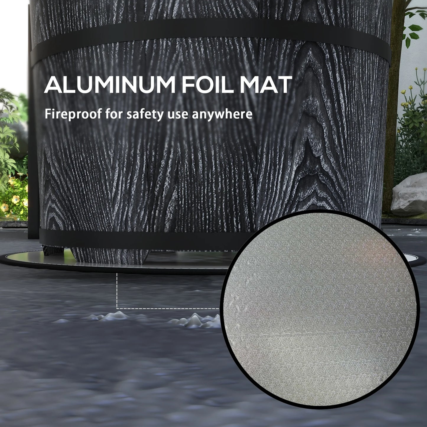 Smokeless Fire Pit With Mat