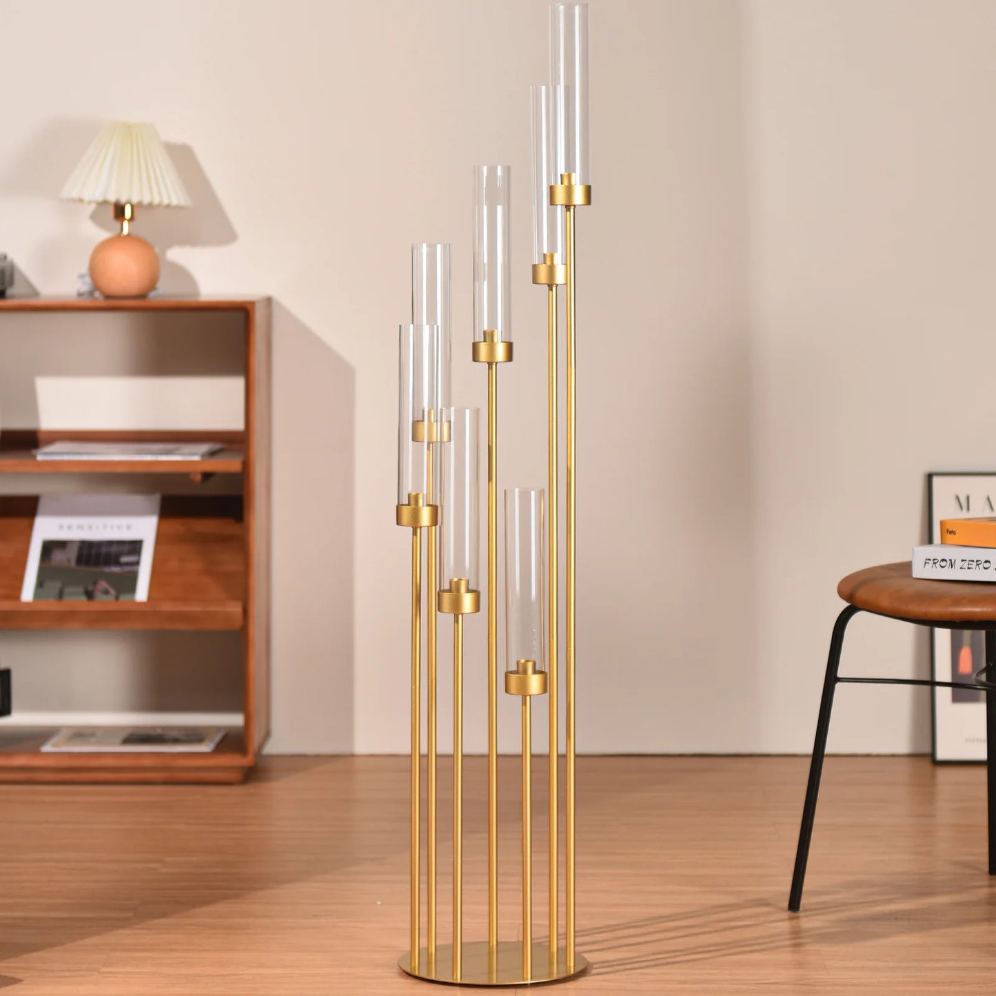 VINCIGANTCandle Seven Arm Floor Candelabra Centerpiece Set